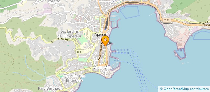 localisation de l'entreprise TPTF SPOSATA  AJACCIO