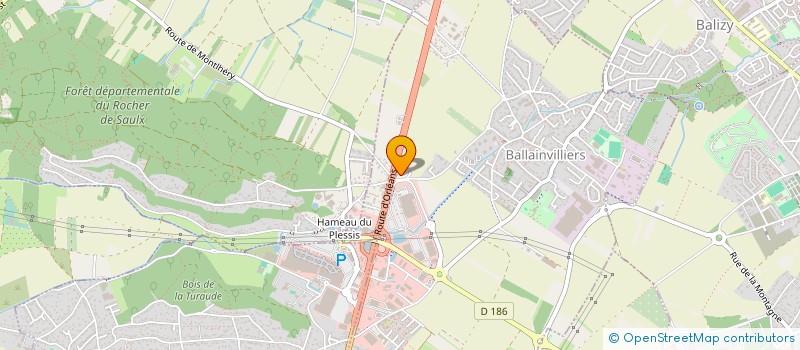 localisation de l'entreprise TPU - SNF à BALLAINVILLIERS