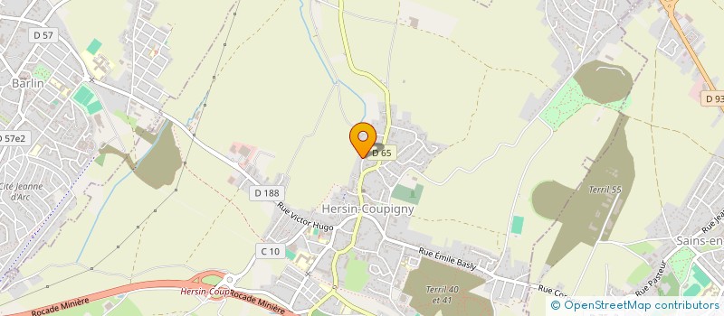 localisation de l'entreprise TPV BATIMENT  HERSIN-COUPIGNY