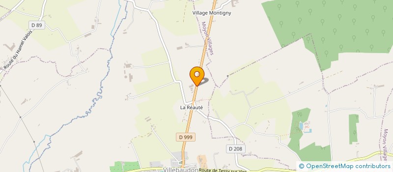 localisation de l'entreprise TPX à VILLEBAUDON
