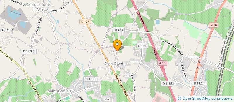 localisation de l'entreprise TQB  LUGON-ET-L'ILE-DU-CARNAY