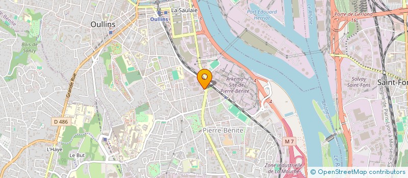 localisation de l'entreprise TQC  OULLINS-PIERRE-BENITE