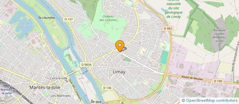 localisation de l'entreprise TQR à LIMAY