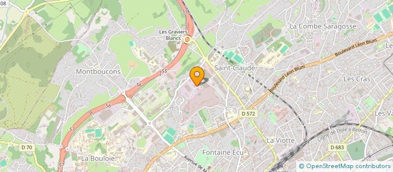 localisation de l'entreprise TQS FRANCHE COMTE à BESANCON