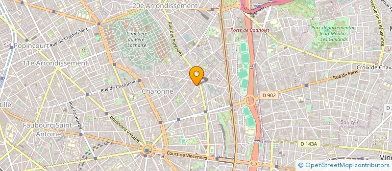 localisation de l'entreprise TQUENAULT SPFPL D'ARCHITECTE  PARIS