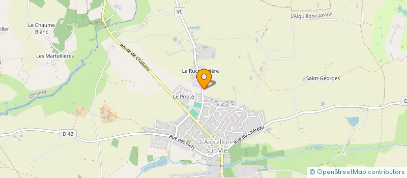 localisation de l'entreprise TR ACTIVITES  L'AIGUILLON-SUR-VIE