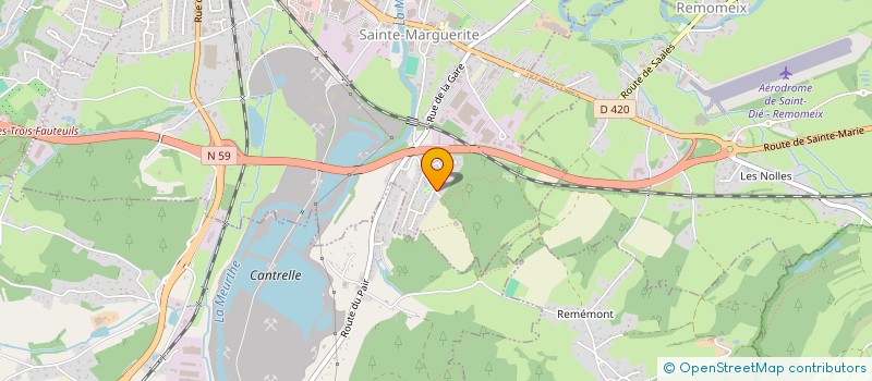 localisation de l'entreprise TR'AILLEURS  SAINTE-MARGUERITE