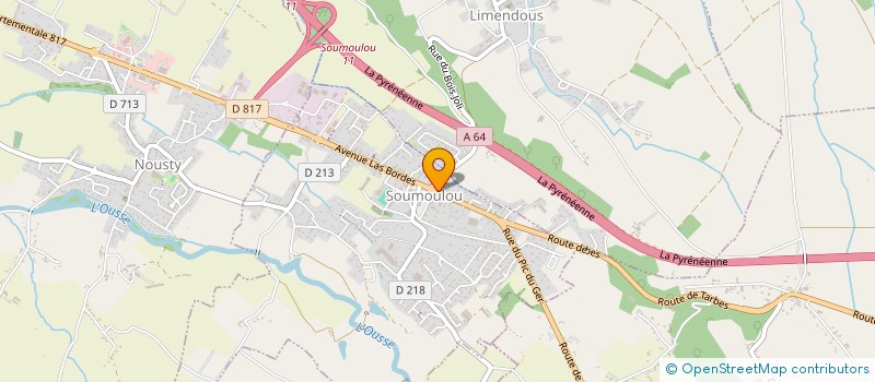 localisation de l'entreprise TR@CE  SOUMOULOU