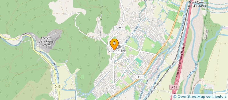 localisation de l'entreprise TR ECLAIR à VILLENEUVE