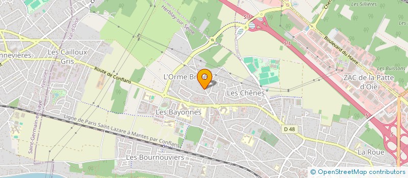 localisation de l'entreprise TR FERREIRA  HERBLAY-SUR-SEINE