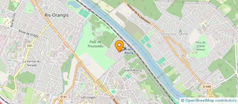 localisation de l'entreprise TR IMMO  RIS-ORANGIS