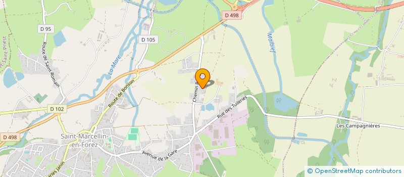 localisation de l'entreprise TR IMMO  SAINT-MARCELLIN-EN-FOREZ