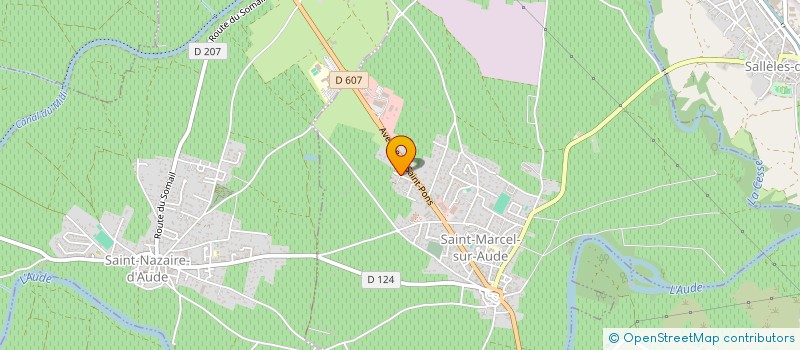 localisation de l'entreprise TR IMMO  SAINT-MARCEL-SUR-AUDE