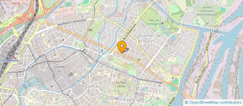 localisation de l'entreprise TR IMMO  STRASBOURG