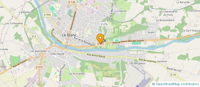 localisation de l'entreprise TR-IN à LE BLANC