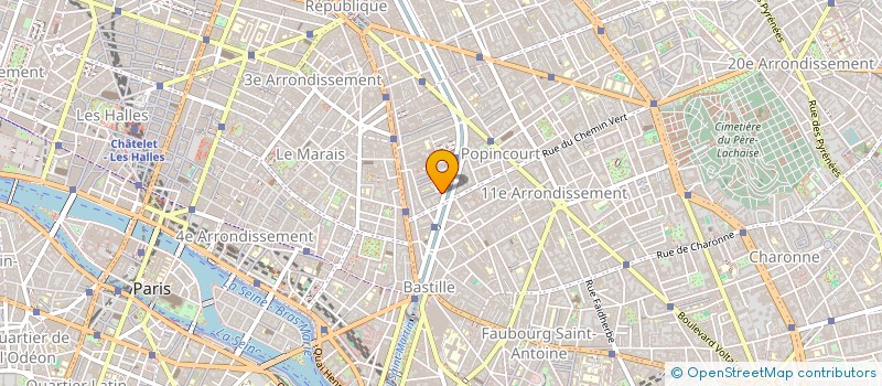 localisation de l'entreprise TR INVEST 1  PARIS