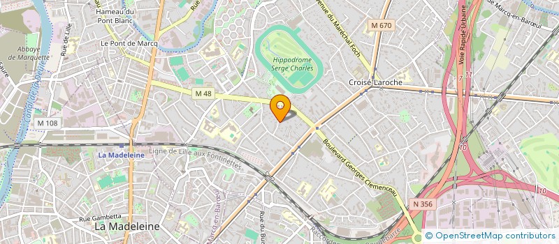 localisation de l'entreprise TR INVEST à MARCQ-EN-BARŒUL