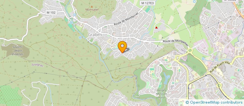 localisation de l'entreprise TR - INVESTISSEMENTS  GRABELS