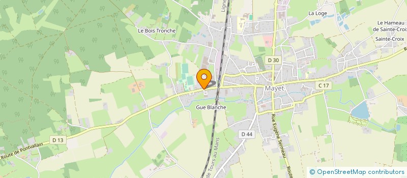 localisation de l'entreprise TR LAVAGE à MAYET
