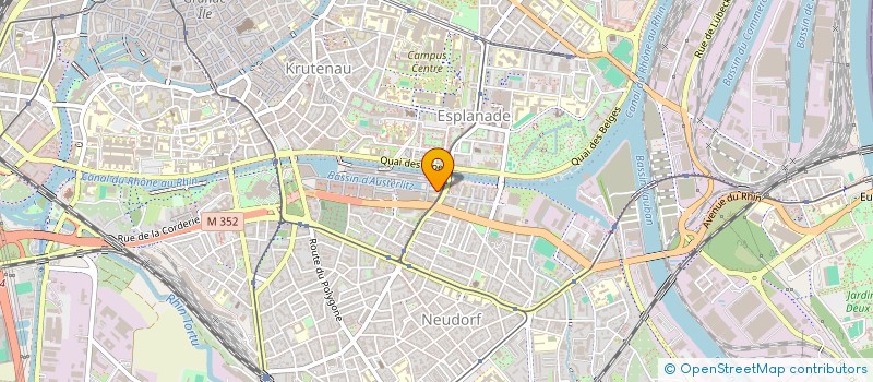 localisation de l'entreprise TR.P. GESTION à STRASBOURG