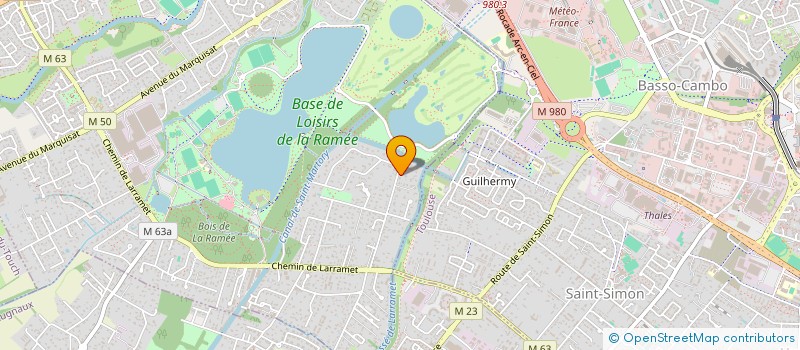 localisation de l'entreprise TR PATRIMOINE  TOURNEFEUILLE