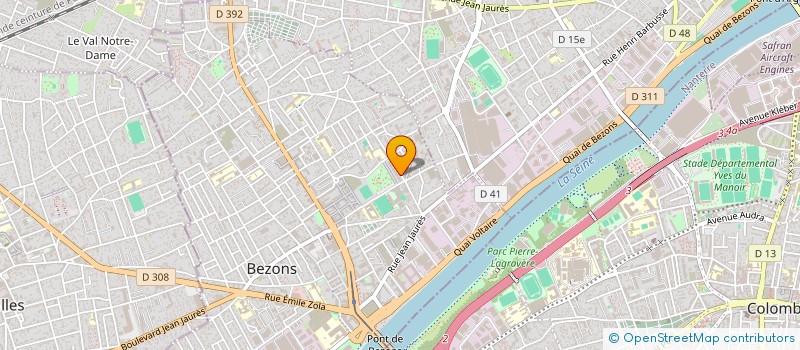 localisation de l'entreprise TR-TECH à BEZONS