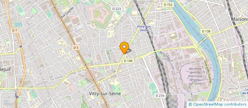 localisation de l'entreprise TR TRANSPORTS à VITRY-SUR-SEINE