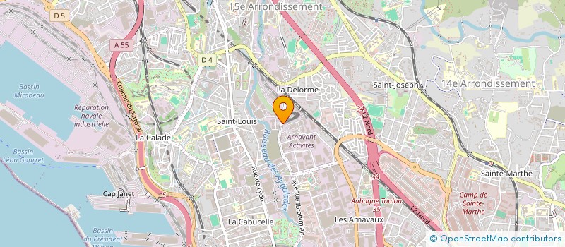 localisation de l'entreprise TR VTC à MARSEILLE