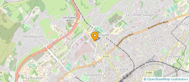localisation de l'entreprise TR2L  BESANCON