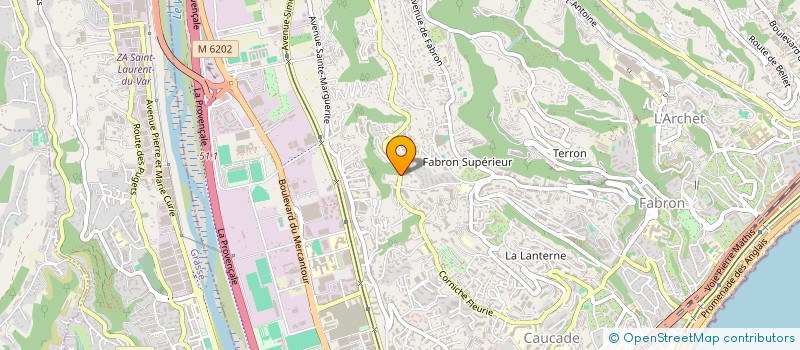 localisation de l'entreprise TR6PL7  NICE