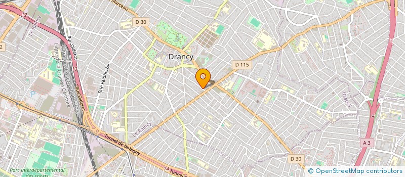 localisation de l'entreprise TR75 à DRANCY