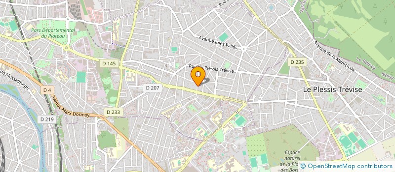 localisation de l'entreprise TR75 à CHAMPIGNY-SUR-MARNE