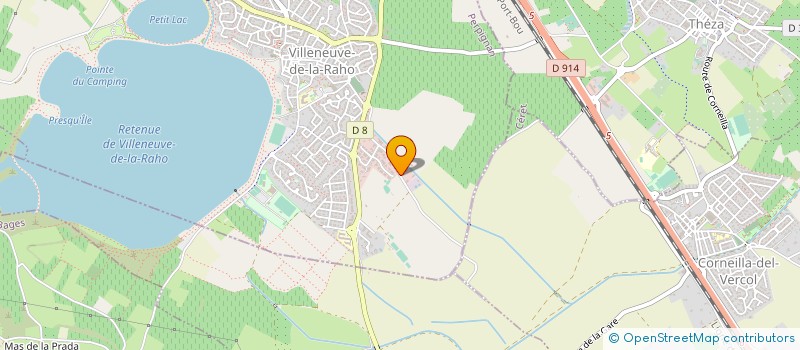 localisation de l'entreprise TRA APPLI ELECTROTECHNIQUE HELIOTECHNI à VILLENEUVE-DE-LA-RAHO