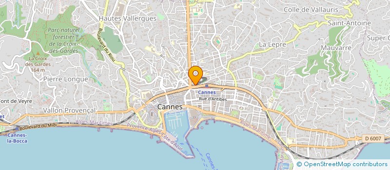 localisation de l'entreprise TRA BA CO à CANNES