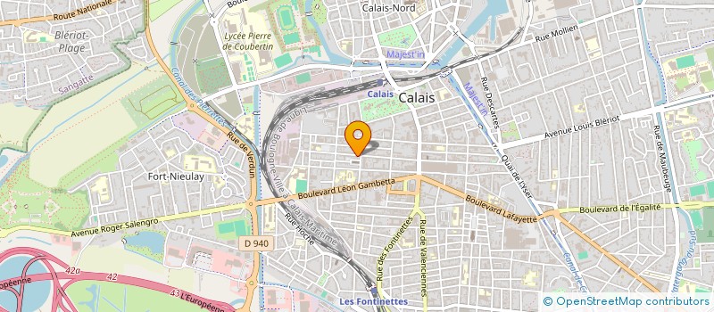 localisation de l'entreprise TRA.BOU.RE à CALAIS
