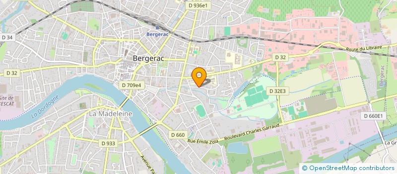 localisation de l'entreprise TRA.DI.BAT. à BERGERAC