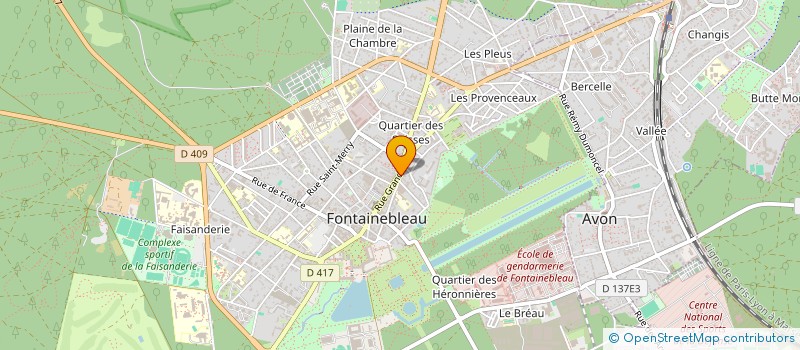 localisation de l'entreprise TRA-DI-NOI à FONTAINEBLEAU