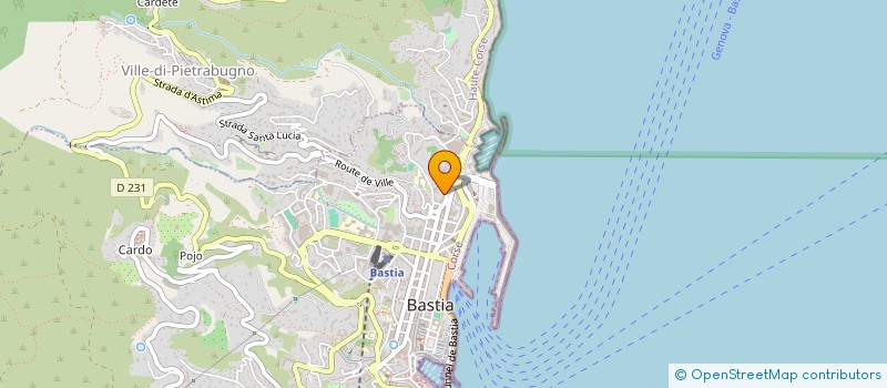localisation de l'entreprise TRA DI NOI à BASTIA