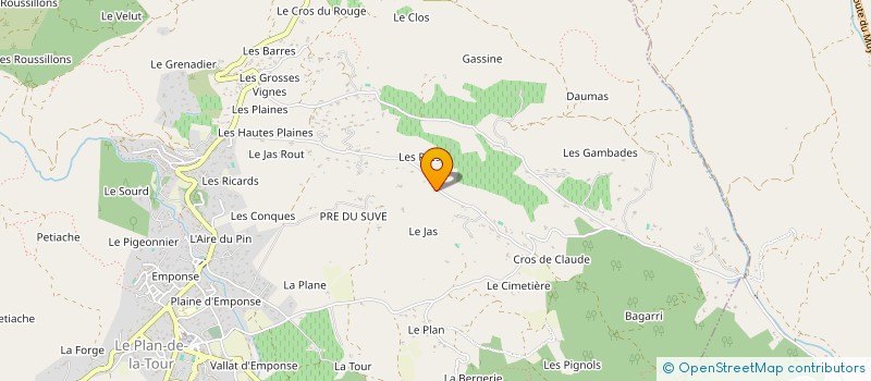 localisation de l'entreprise TRA VIGNA E MARE 83 à LE PLAN-DE-LA-TOUR