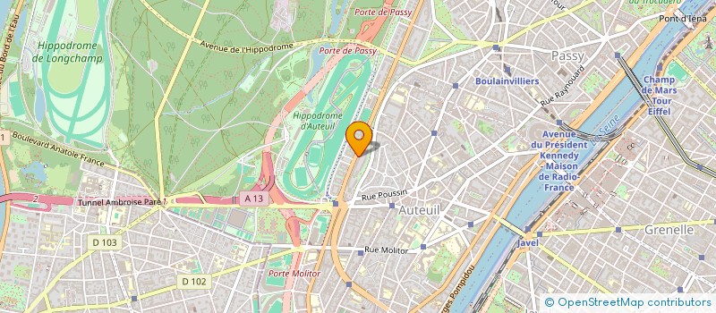localisation de l'entreprise TRAB IMMO à PARIS