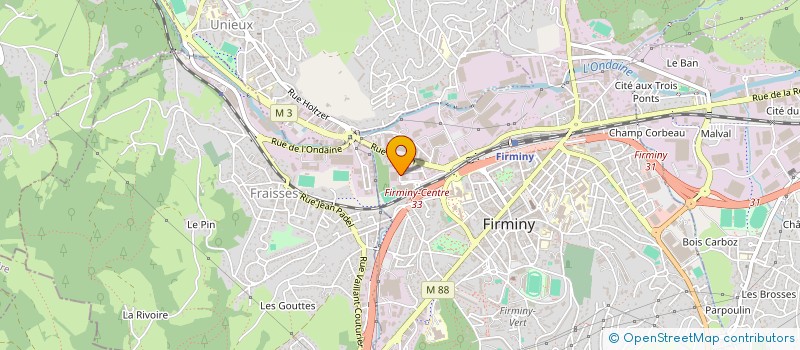 localisation de l'entreprise TRABACCHIN  FIRMINY