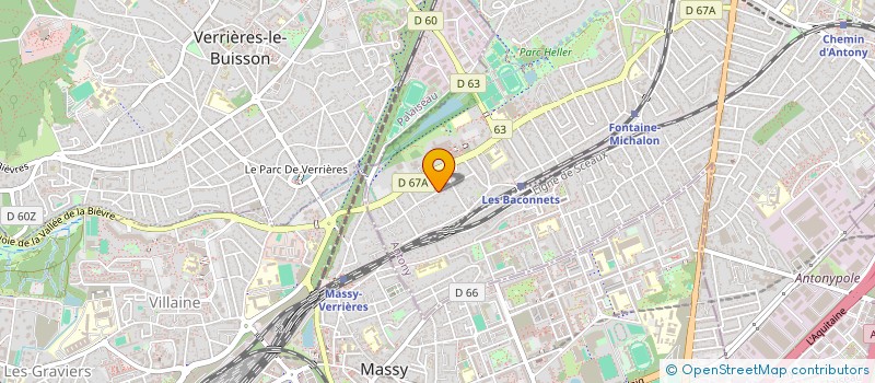 localisation de l'entreprise TRABAR à ANTONY