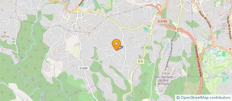 localisation de l'entreprise TRABAUD ELECTRICITE à GRASSE