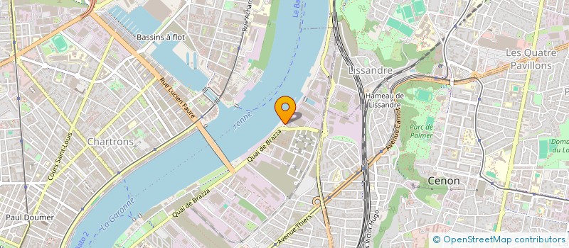 localisation de l'entreprise TRABECO  BORDEAUX