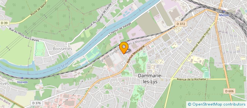 localisation de l'entreprise TRABEL RENOVATION à DAMMARIE-LES-LYS