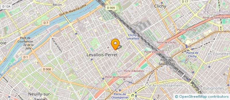 localisation de l'entreprise TRABELSI - AMAR  LEVALLOIS-PERRET
