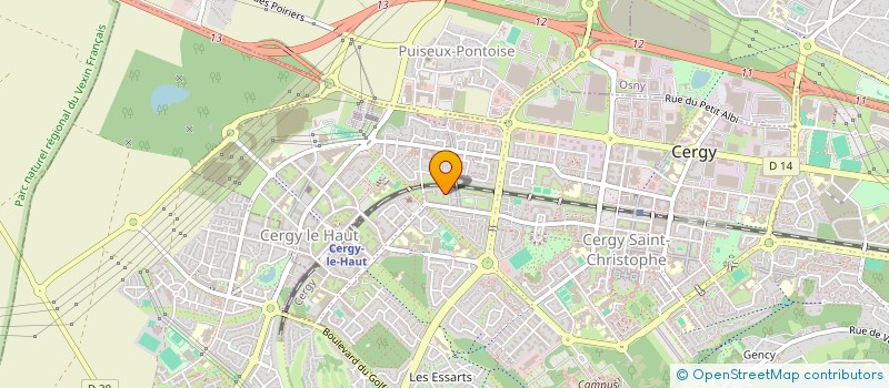 localisation de l'entreprise TRABELSI MOHAMED  CERGY