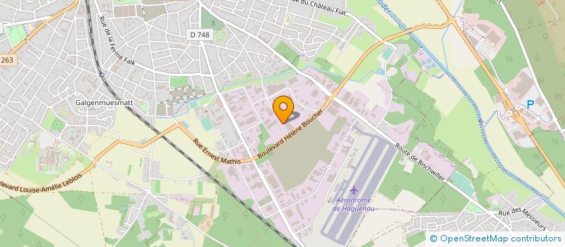 localisation de l'entreprise TRABET - TRAVAUX ET BETONS  HAGUENAU