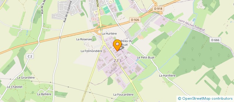 localisation de l'entreprise TRABO à L'AIGLE