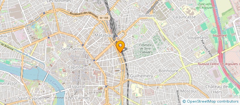 localisation de l'entreprise TRABS ARCHITECTES à TOULOUSE